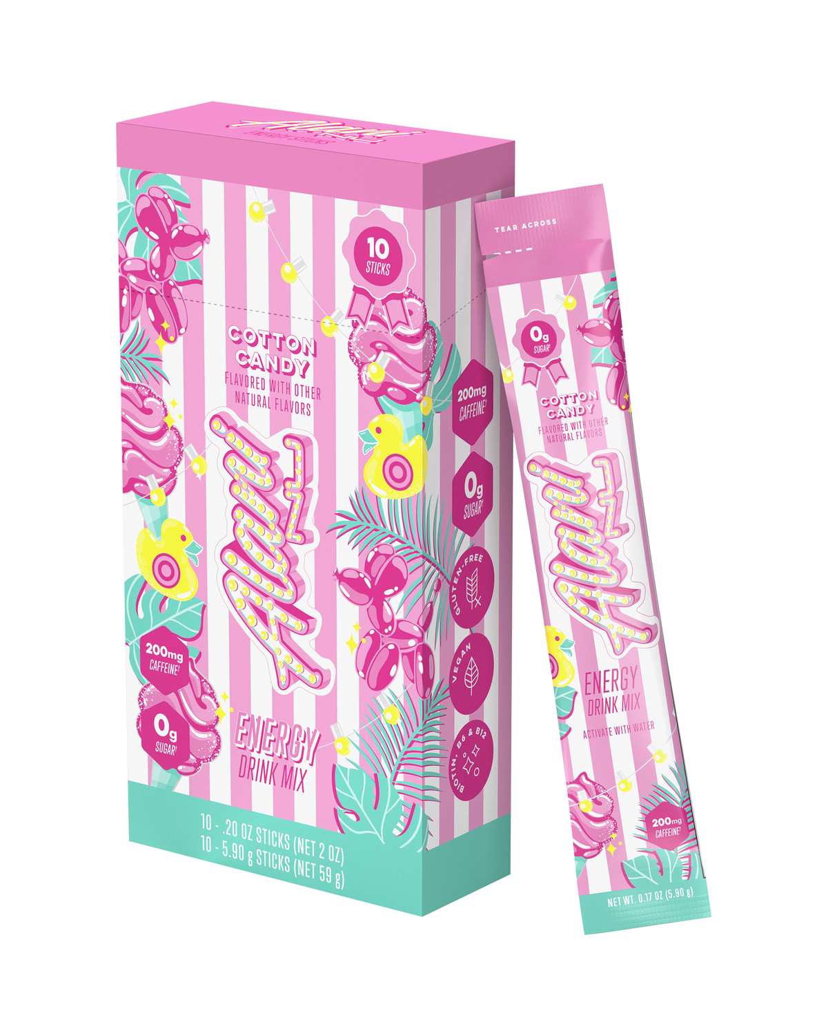 Alani Nu Energy Sticks - Cotton Candy G6 - image 2