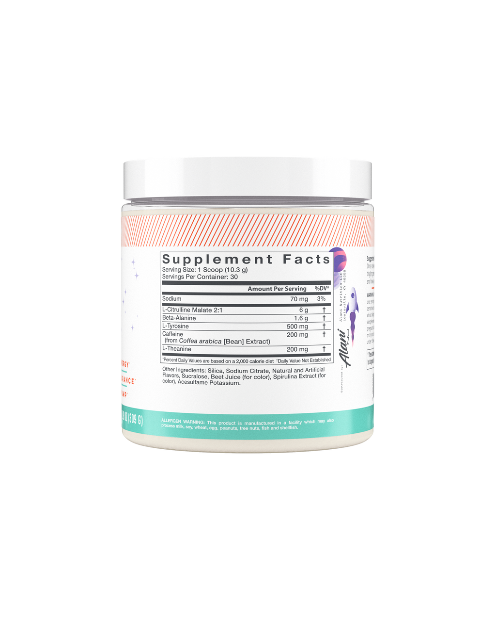 Alani Nu Pre-Workout - Galaxy Lemonade D7 - image 3