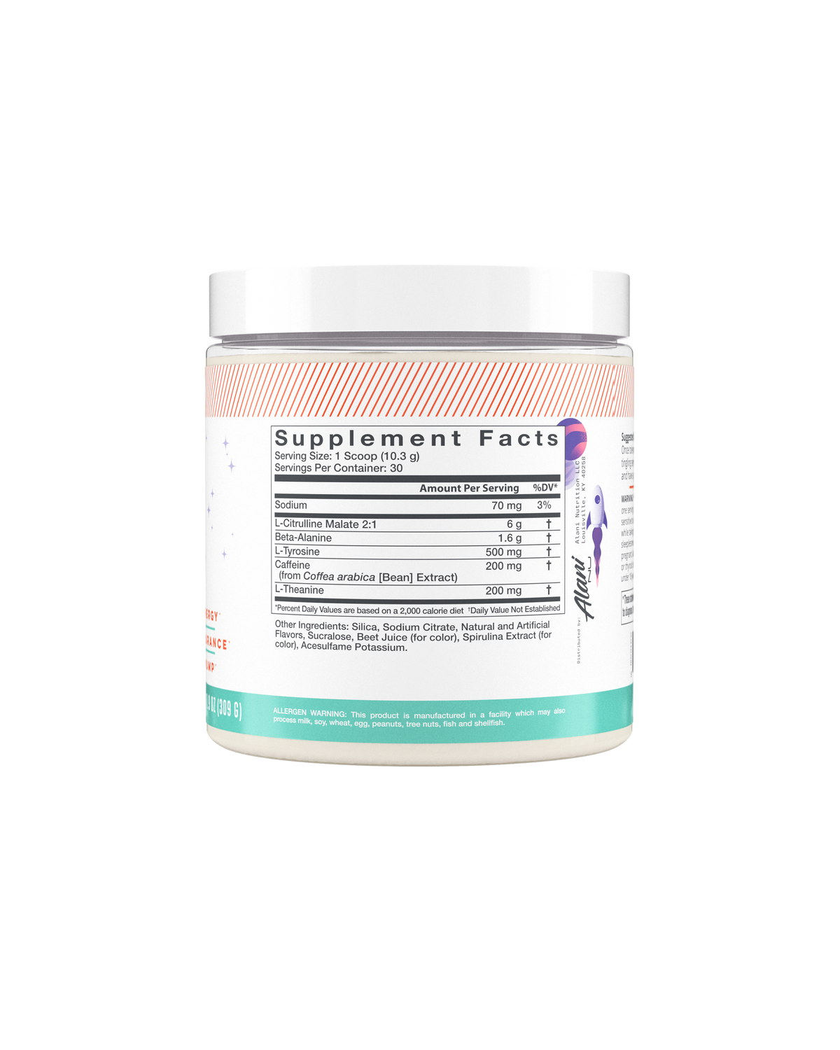 Alani Nu Pre-Workout - Galaxy Lemonade E4 - image 3