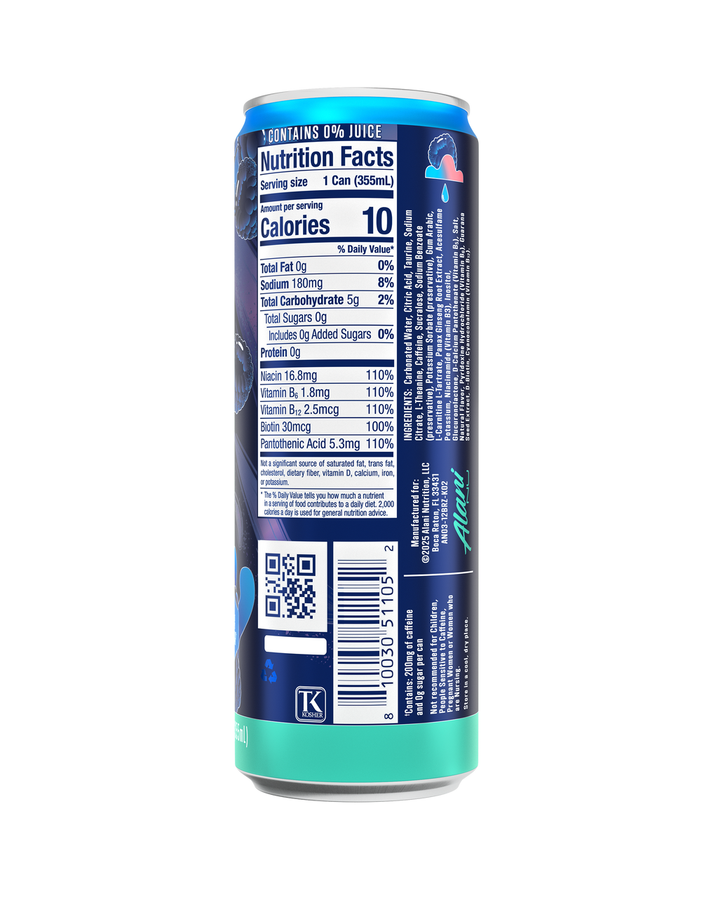 Alani Nu Energy Drink - Breezeberry B6 - image 3