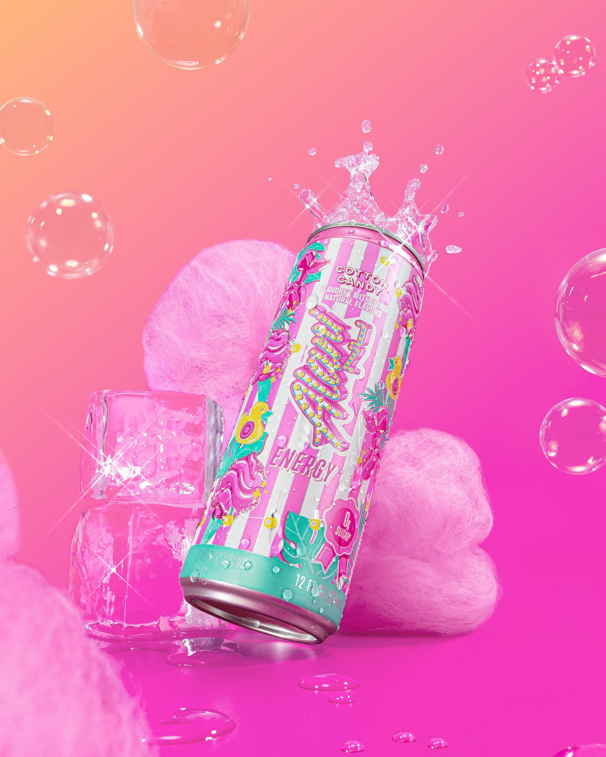 Alani Nu Energy Drink - Cotton Candy C0 - image 4