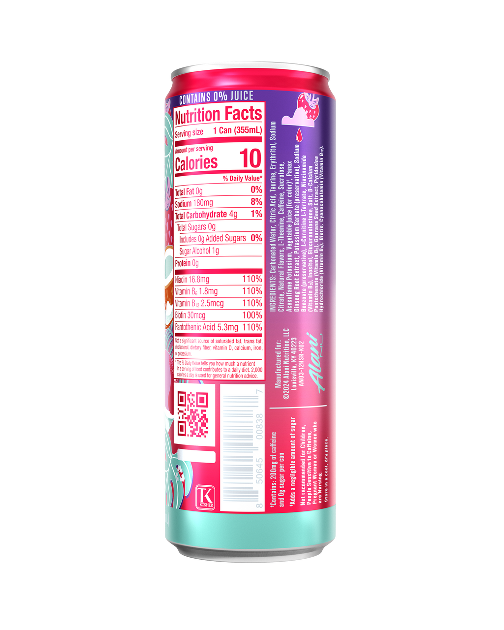 Alani Nu Energy Drink - Hawaiian Shaved Ice F5 - image 3