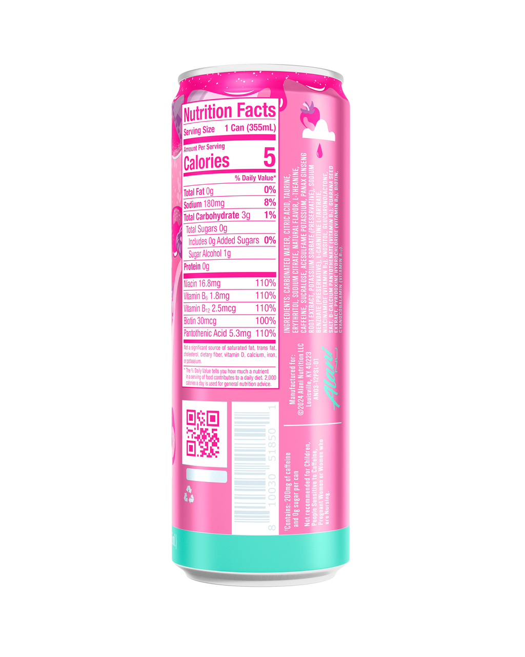 Alani Nu Energy Drink - Pink Slush K0 - image 3