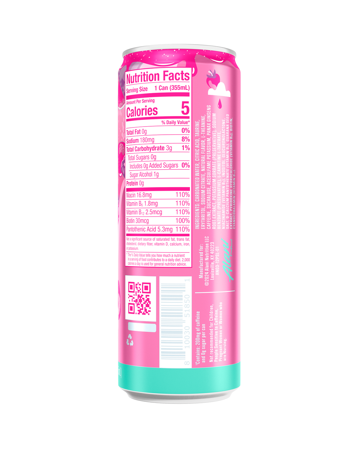 Alani Nu Energy Drink - Pink Slush K0 - image 3