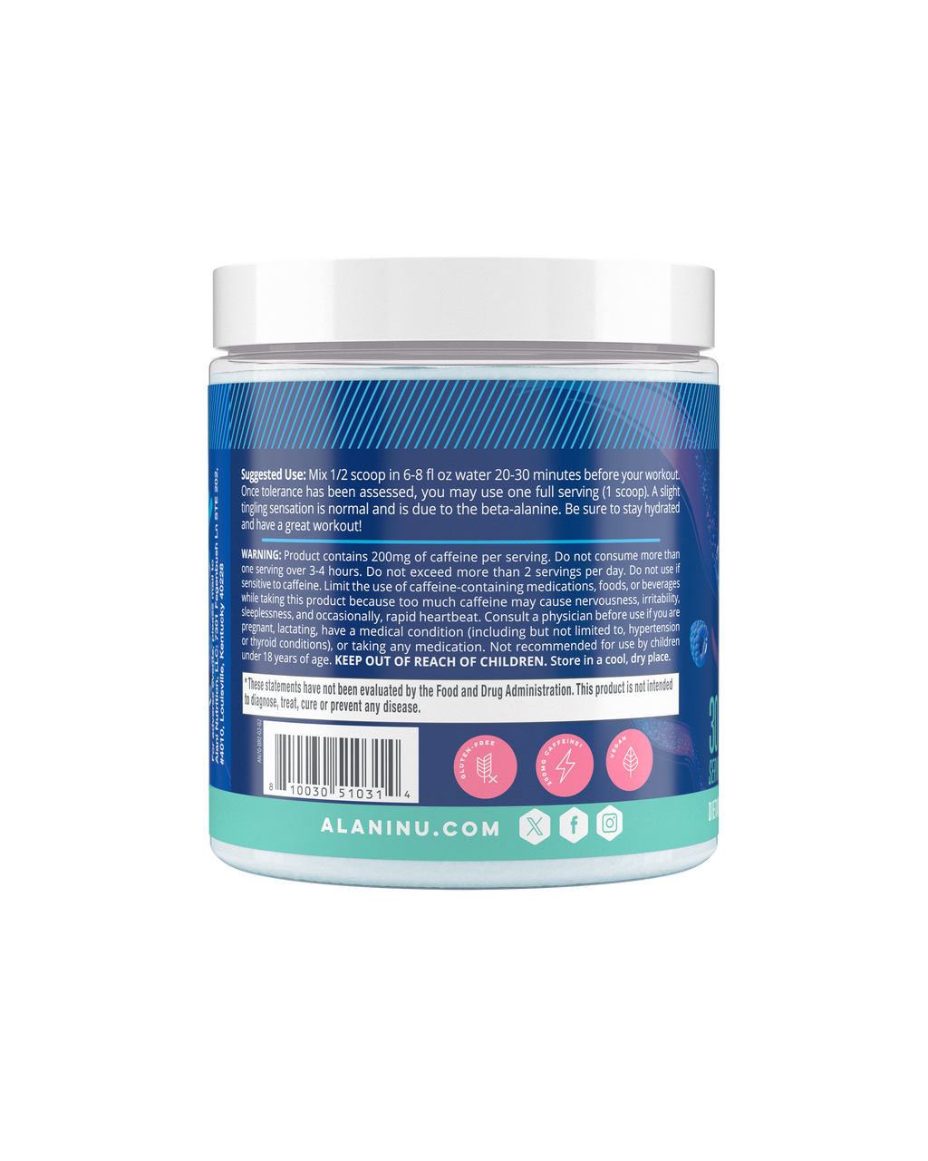 Alani Nu Pre-Workout - Breezeberry P0 - image 3