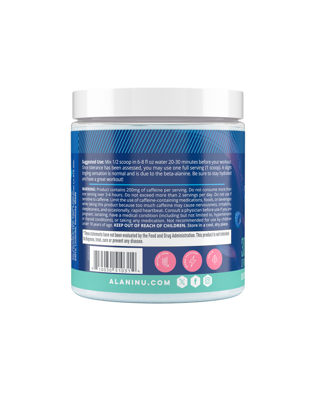 Alani Nu Pre-Workout - Breezeberry P0 - image 3