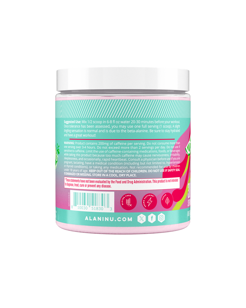 Alani Nu Pre-Workout - Cherry Twist Z6 - image 3