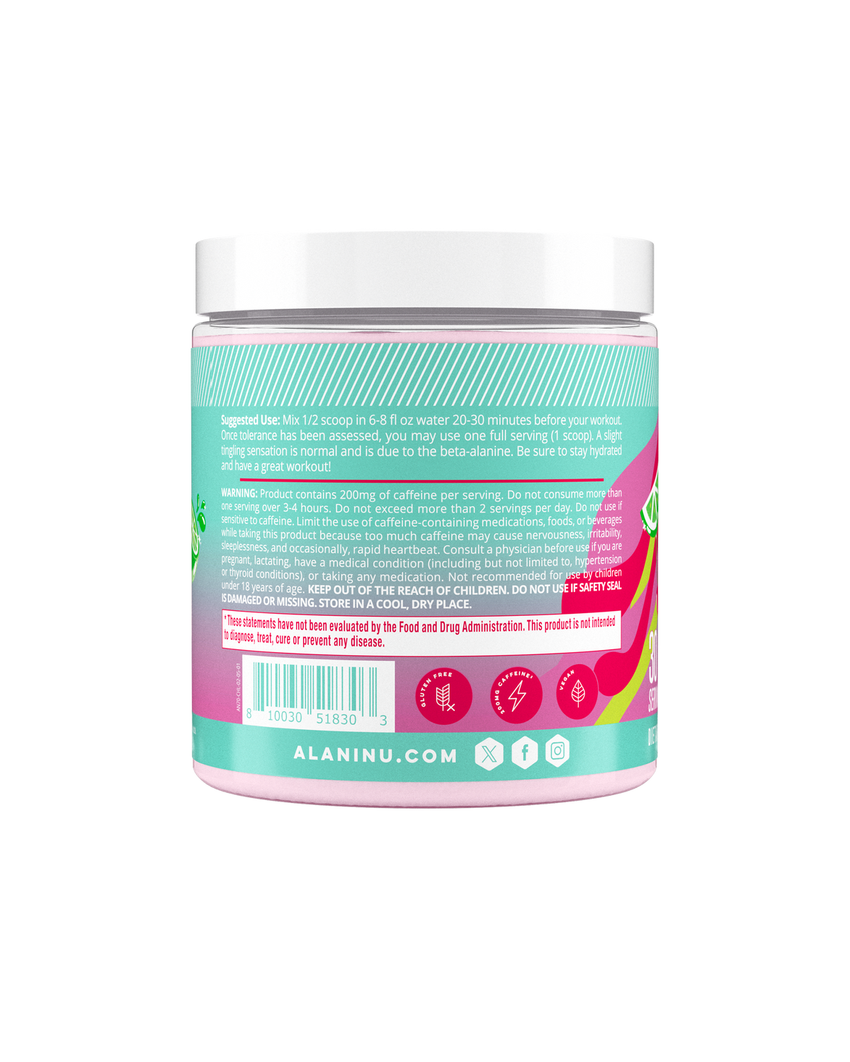 Alani Nu Pre-Workout - Cherry Twist F0 - image 3
