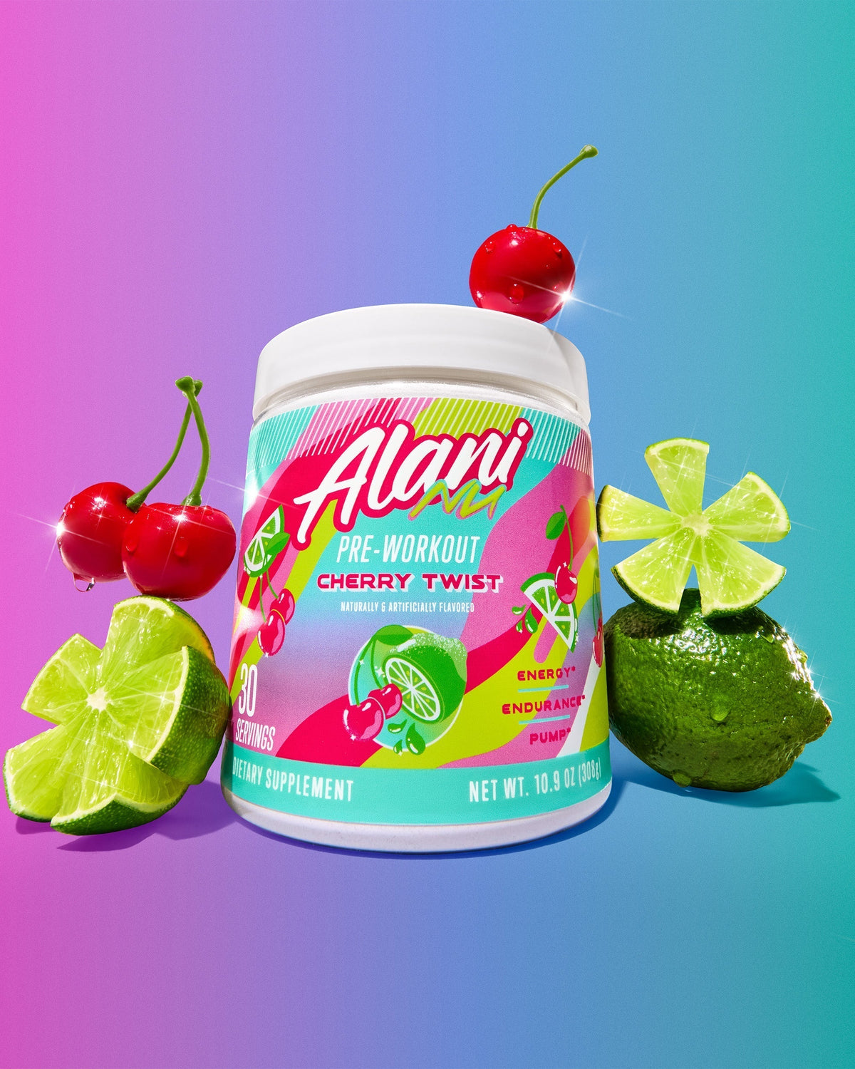 Alani Nu Pre-Workout - Cherry Twist F0 - image 4