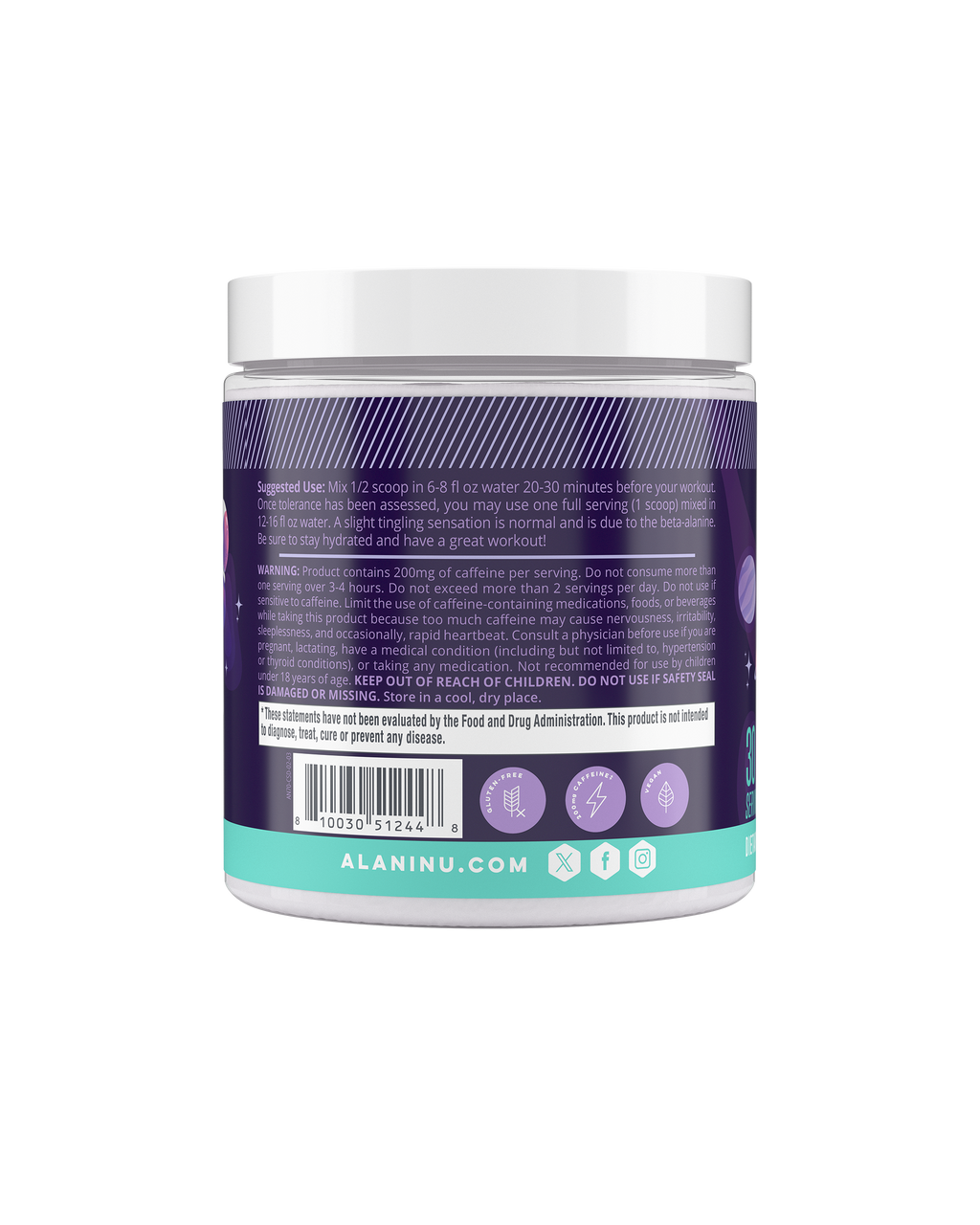 Alani Nu Pre-Workout - Cosmic Stardust V1 - image 3