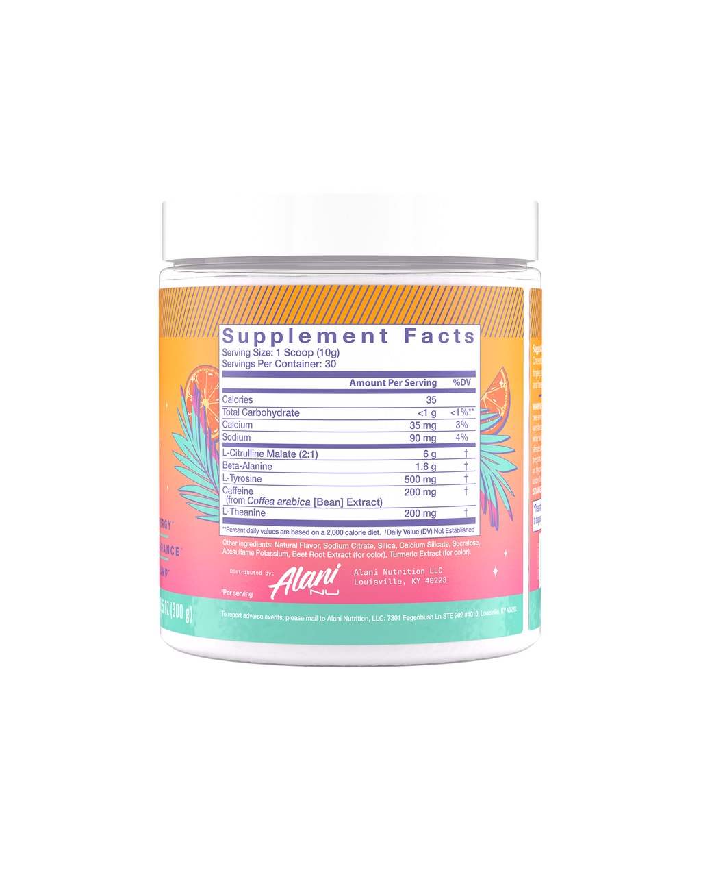Alani Nu Pre-Workout - Orange Kiss A2 - image 2