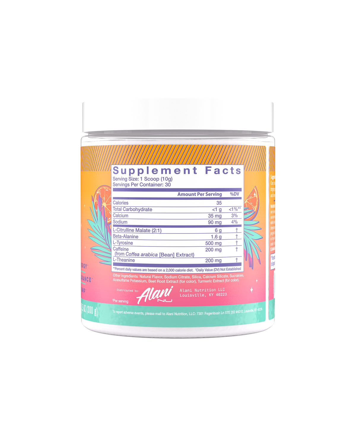 Alani Nu Pre-Workout - Orange Kiss A2 - image 2