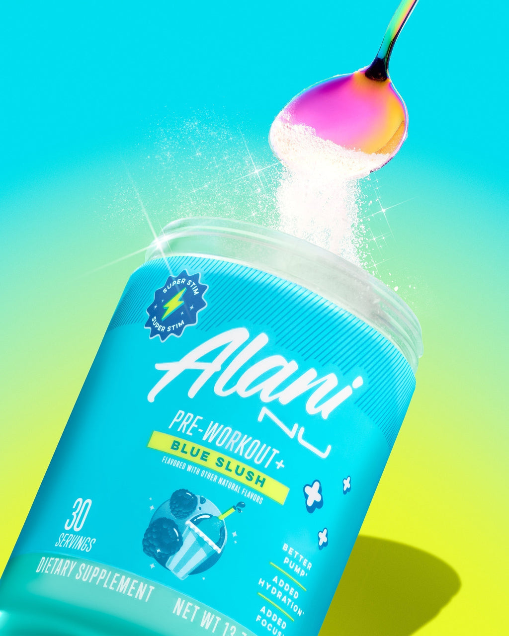 Alani Nu Pre-Workout+ - Blue Slush H6 - image 5