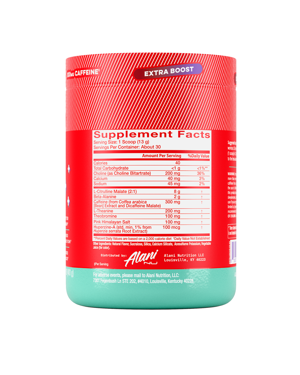 Alani Nu Pre-Workout+ - Cherry Slush J8 - image 2