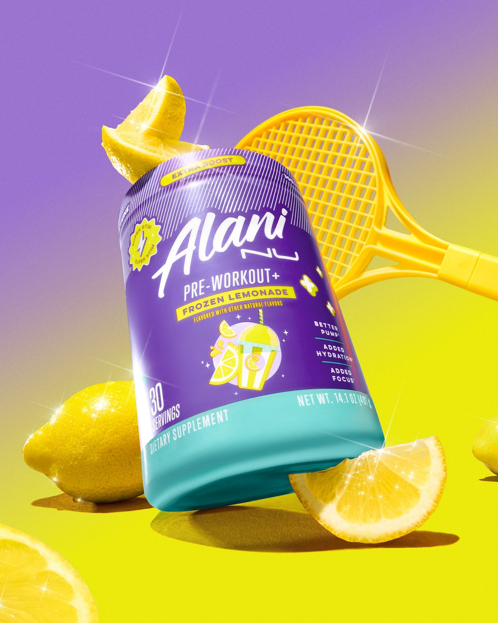 Alani Nu Pre-Workout+ - Frozen Lemonade Q9 - image 4