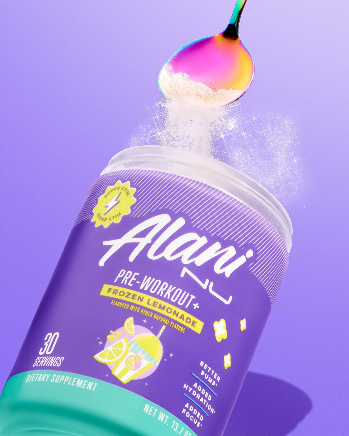 Alani Nu Pre-Workout+ - Frozen Lemonade Q9 - image 5
