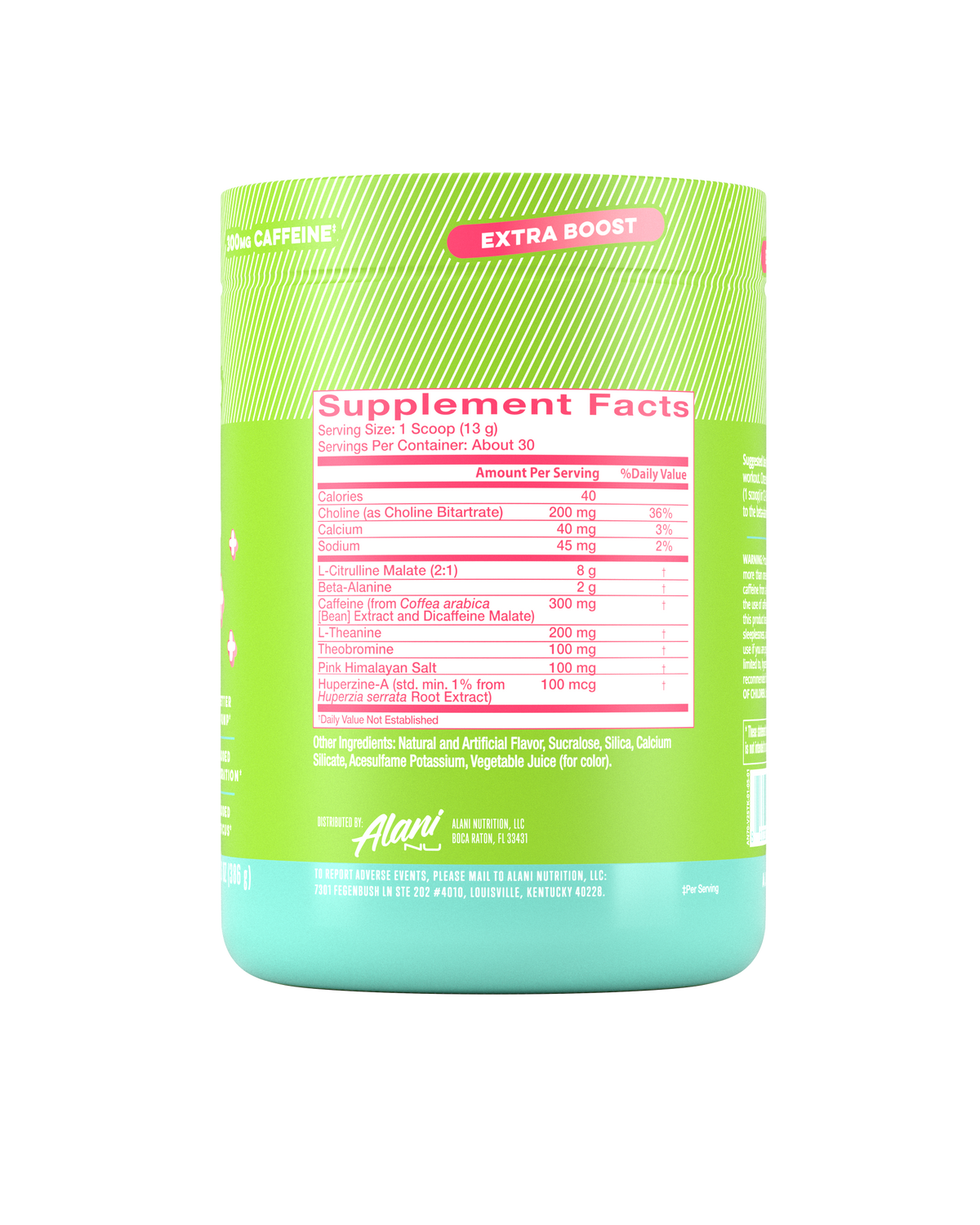 Alani Nu Pre-Workout+ - Kiwiberry S4 - image 2