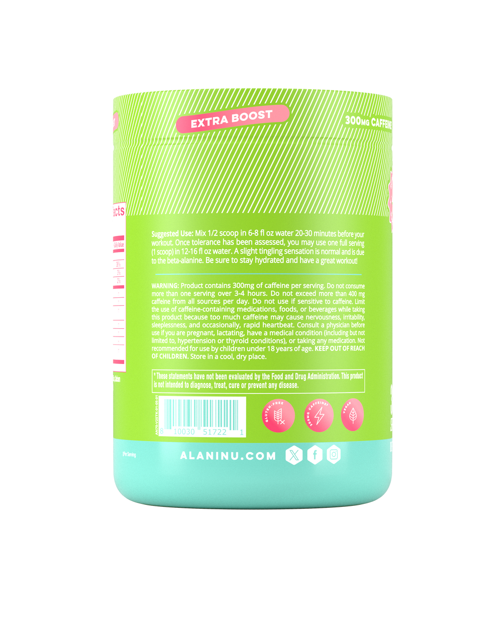 Alani Nu Pre-Workout+ - Kiwiberry S4 - image 3