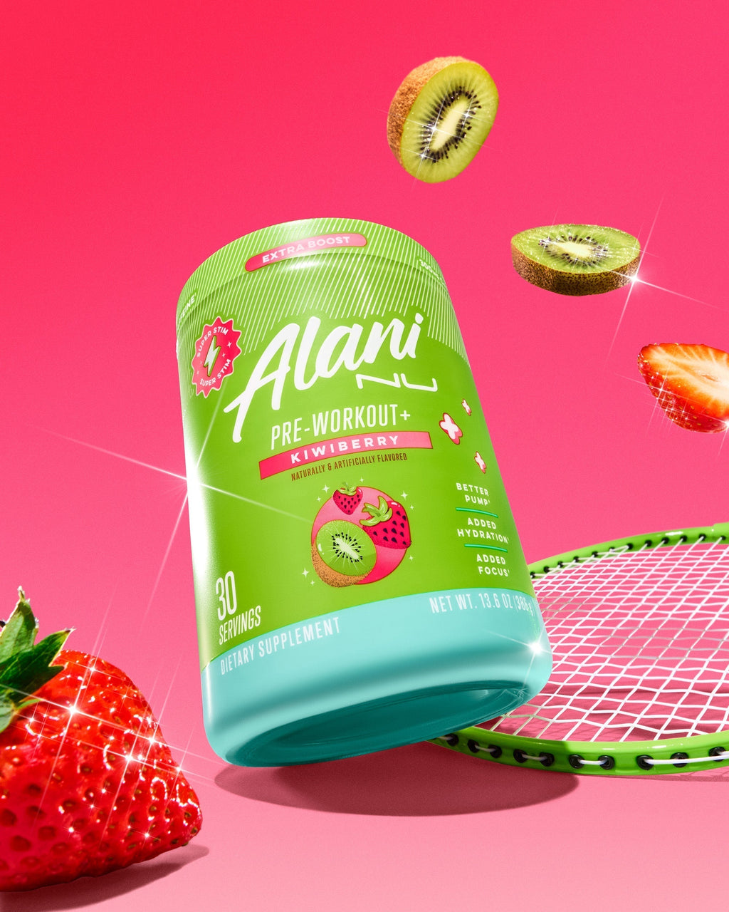 Alani Nu Pre-Workout+ - Kiwiberry S4 - image 4