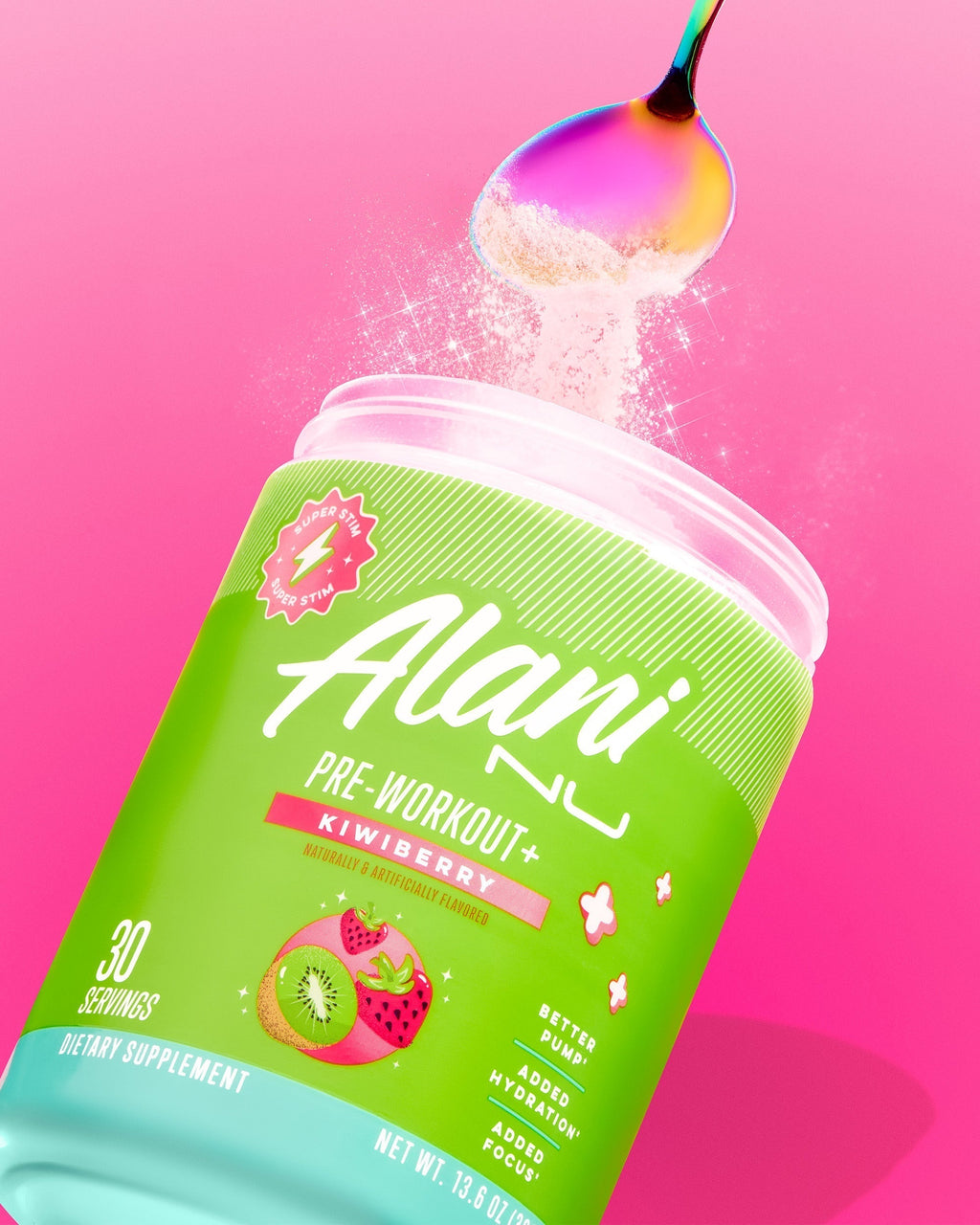 Alani Nu Pre-Workout+ - Kiwiberry S4 - image 5