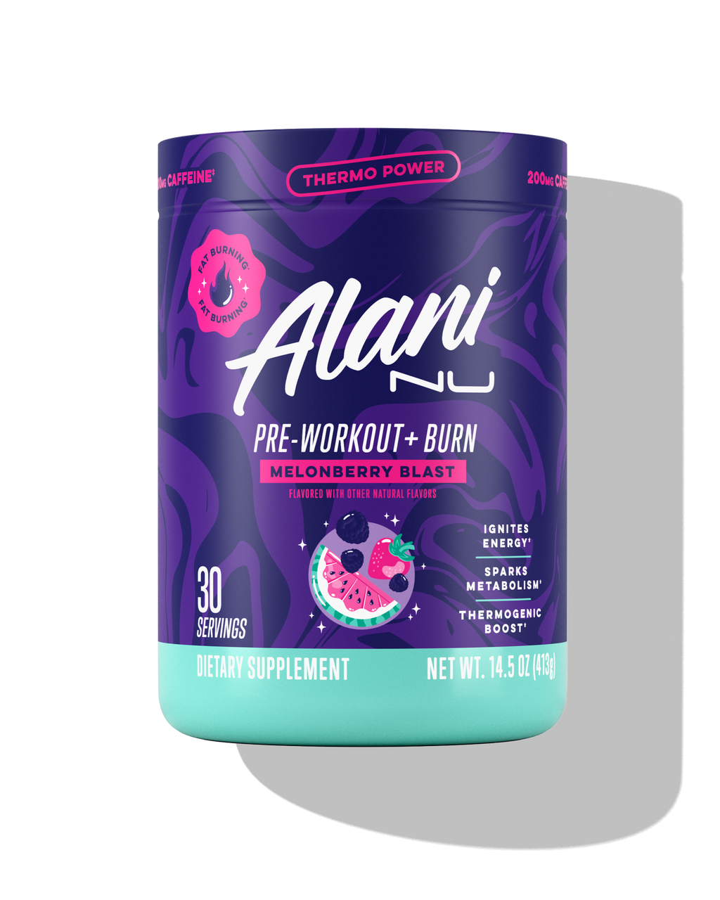 Alani Nu Pre-Workout+ Burn - Melonberry Blast Z1 - image 1