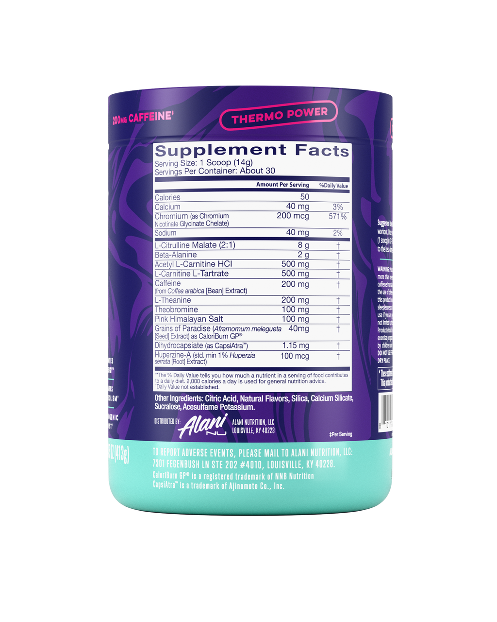 Alani Nu Pre-Workout+ Burn - Melonberry Blast Z1 - image 2