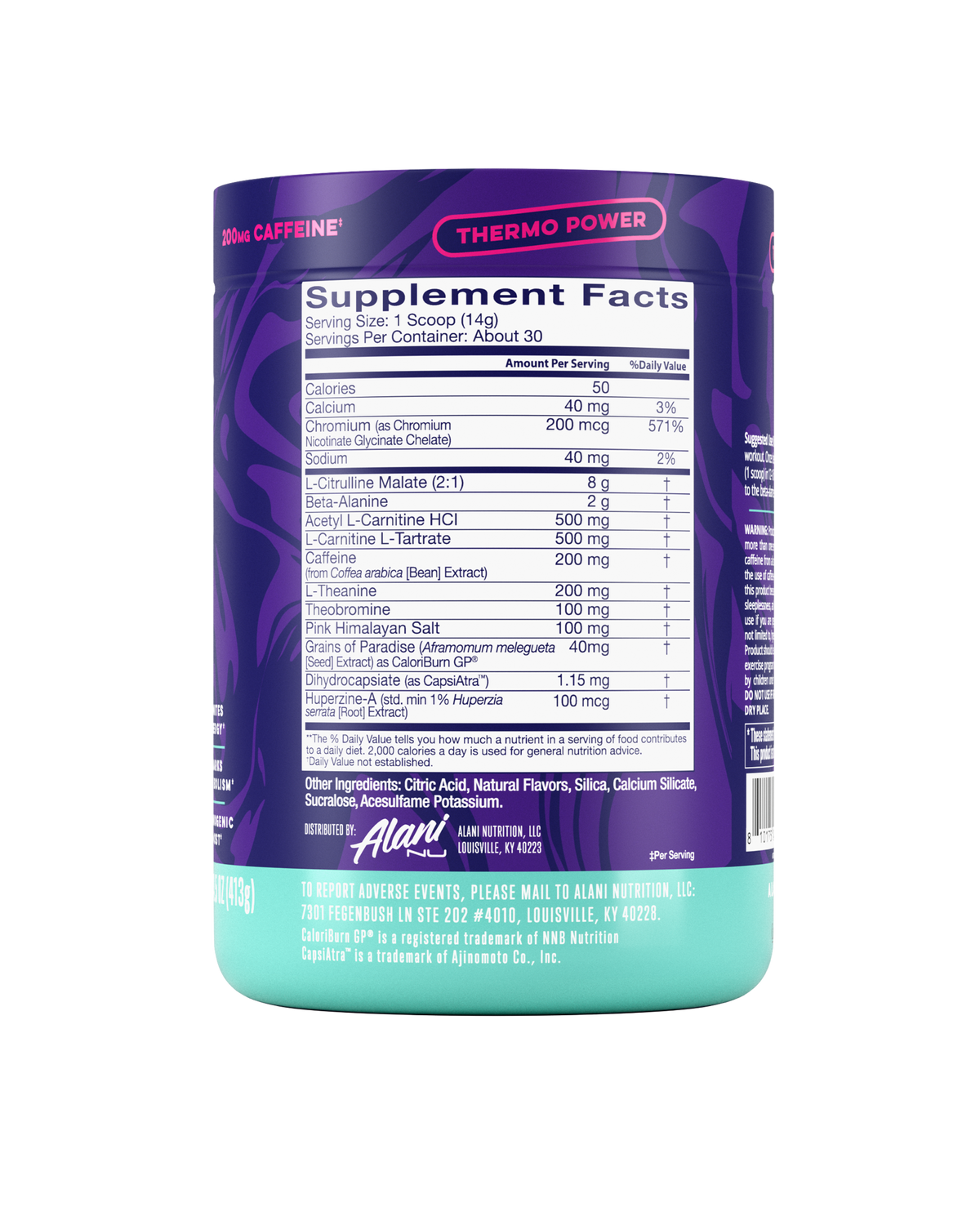 Alani Nu Pre-Workout+ Burn - Melonberry Blast Z1 - image 2
