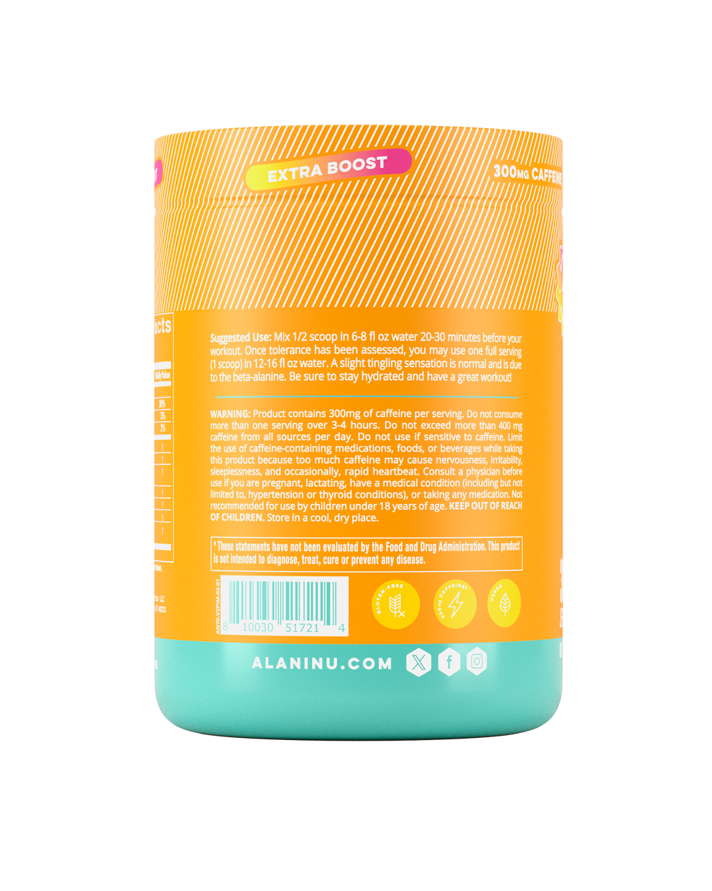 Alani Nu Pre-Workout+ - Paradise Swirl V0 - image 3