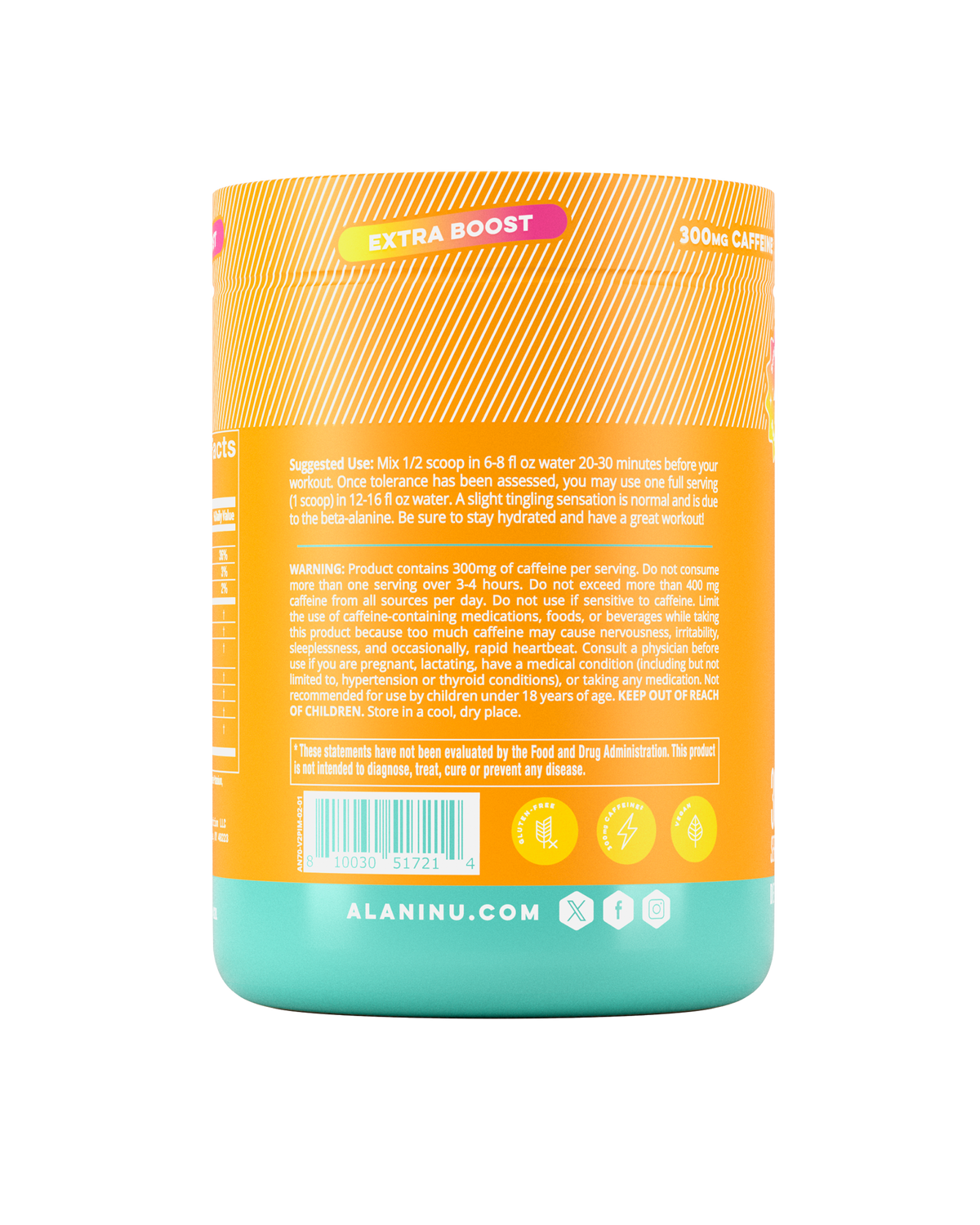 Alani Nu Pre-Workout+ - Paradise Swirl V0 - image 3