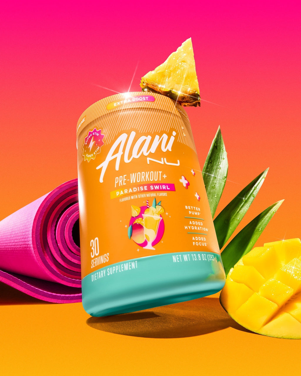 Alani Nu Pre-Workout+ - Paradise Swirl V0 - image 4