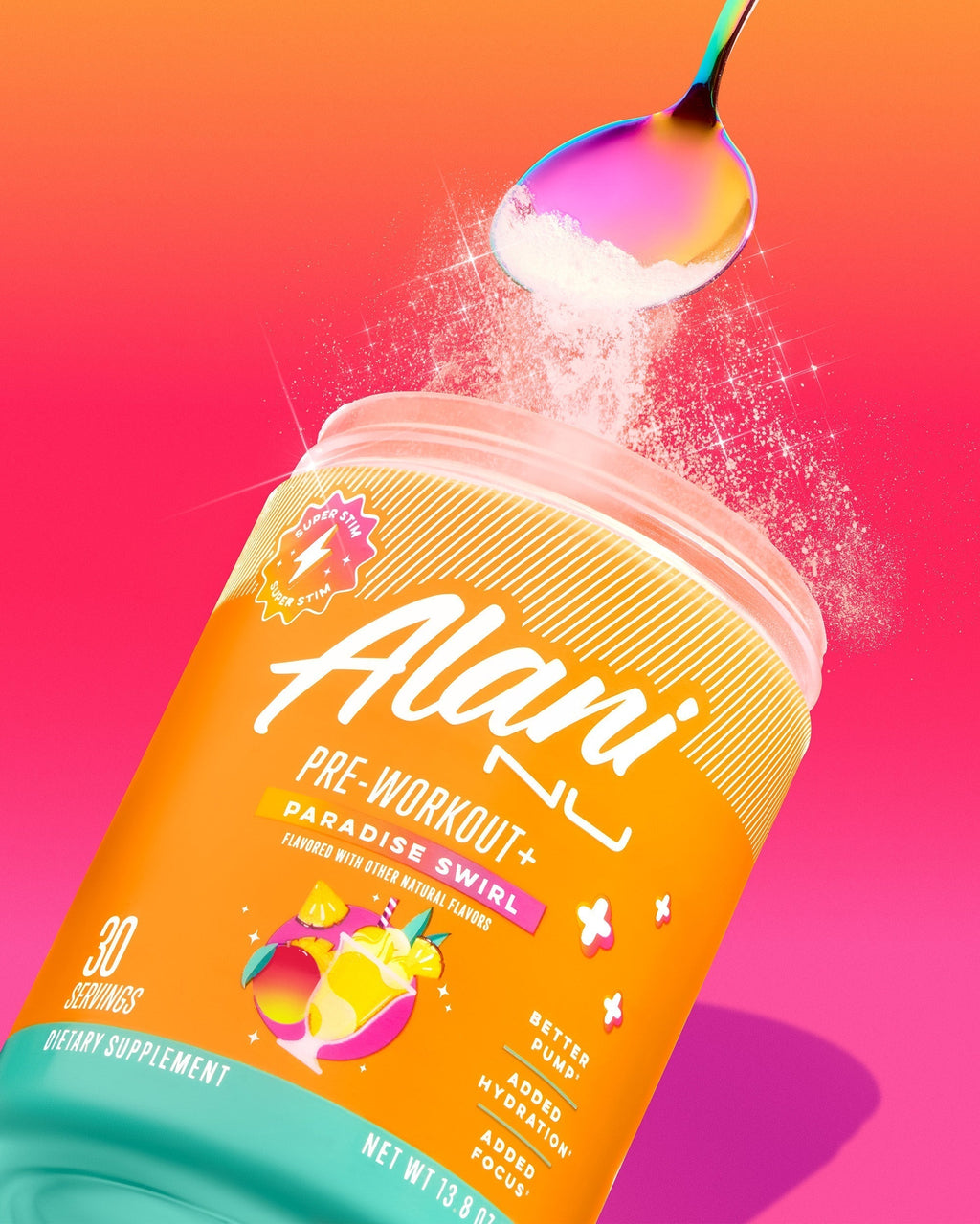 Alani Nu Pre-Workout+ - Paradise Swirl V0 - image 5