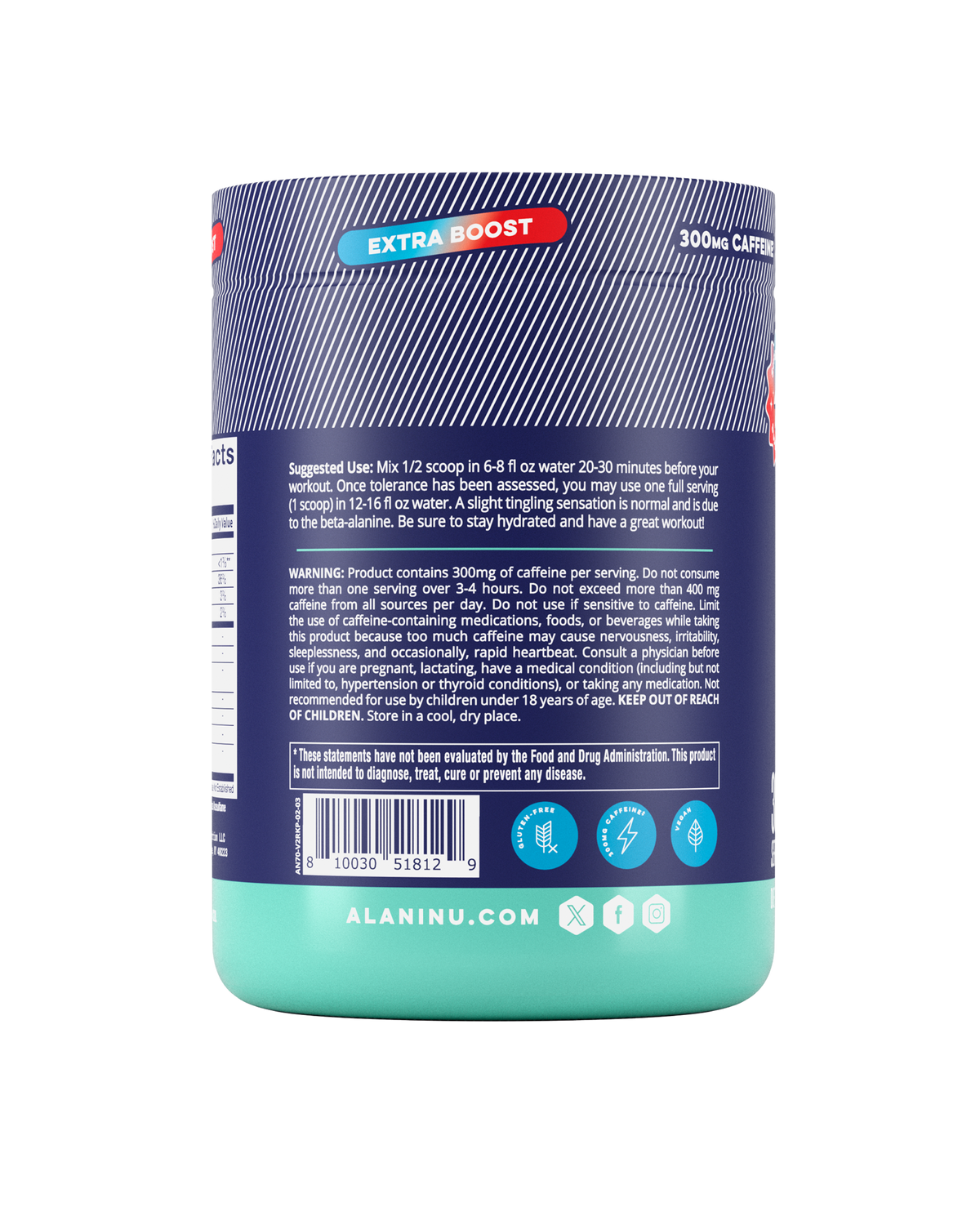 Alani Nu Pre-Workout+ - Rocket Pop A3 - image 3