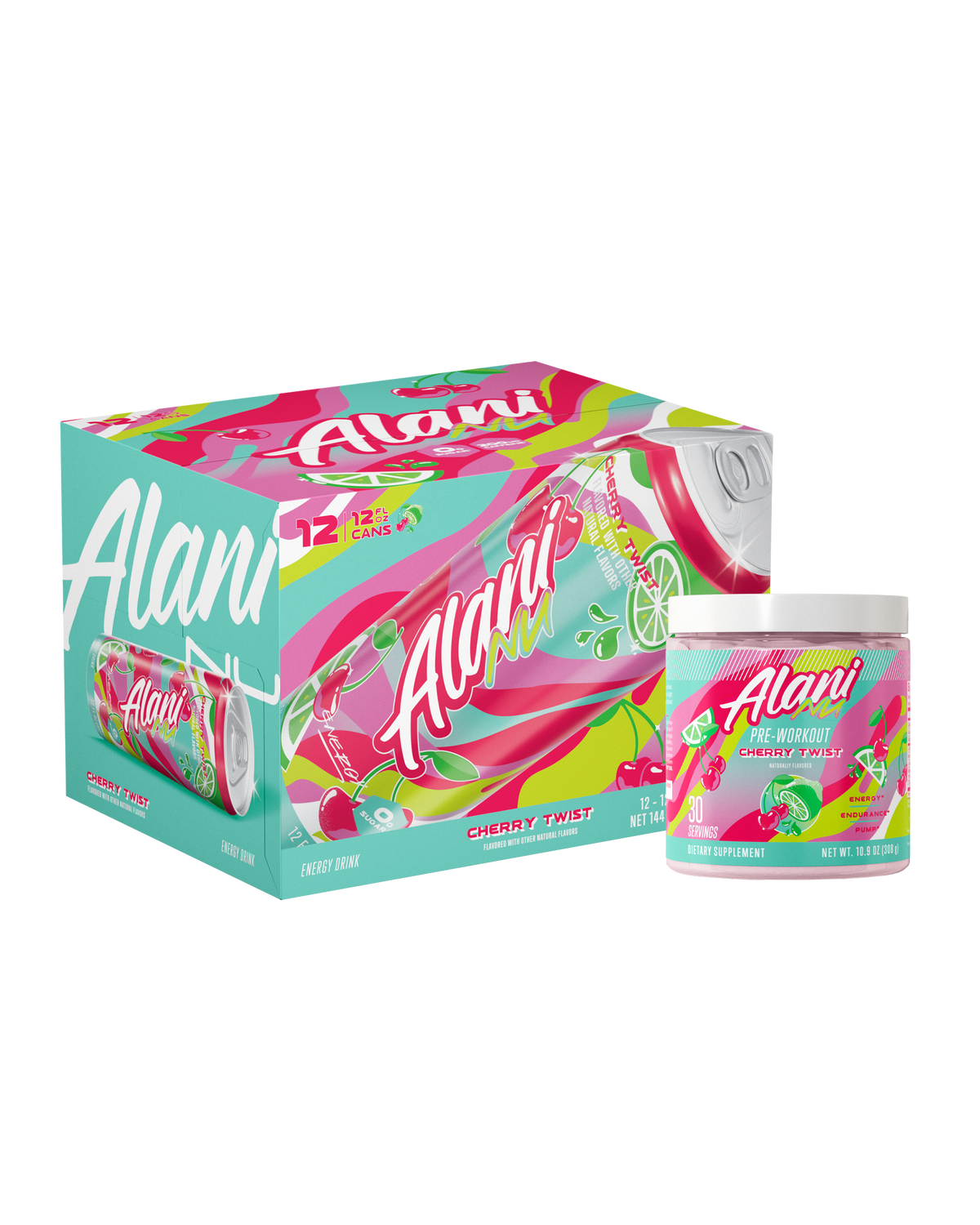 Alani Nu Energy Drink & Pre-Workout - Cherry Twist Q2 - image 1