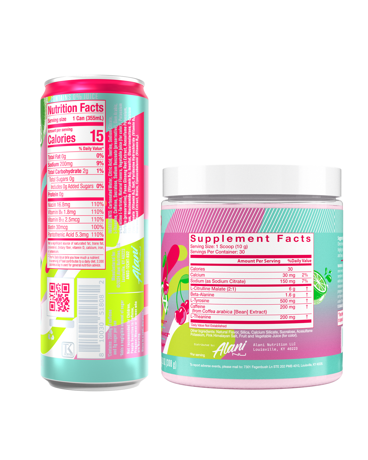 Alani Nu Energy Drink & Pre-Workout - Cherry Twist Q2 - image 3