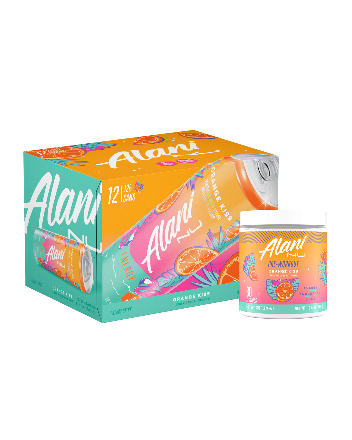 Alani Nu Energy Drink & Pre-Workout - Orange Kiss Y5 - image 1