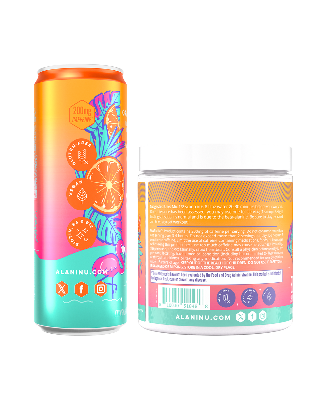 Alani Nu Energy Drink & Pre-Workout - Orange Kiss Y5 - image 2