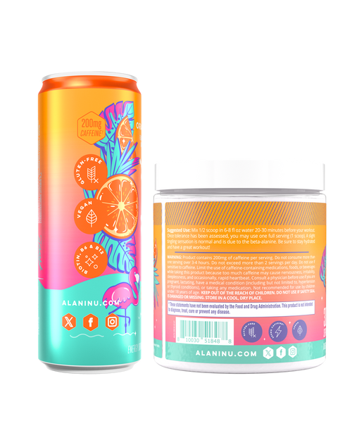 Alani Nu Energy Drink & Pre-Workout - Orange Kiss Y5 - image 2