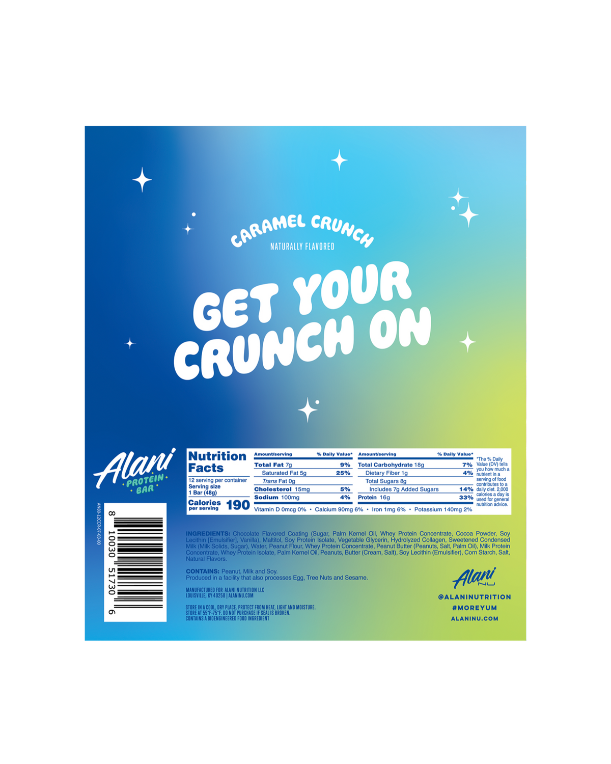 Alani Nu Protein Bar - Caramel Crunch C5 - image 3