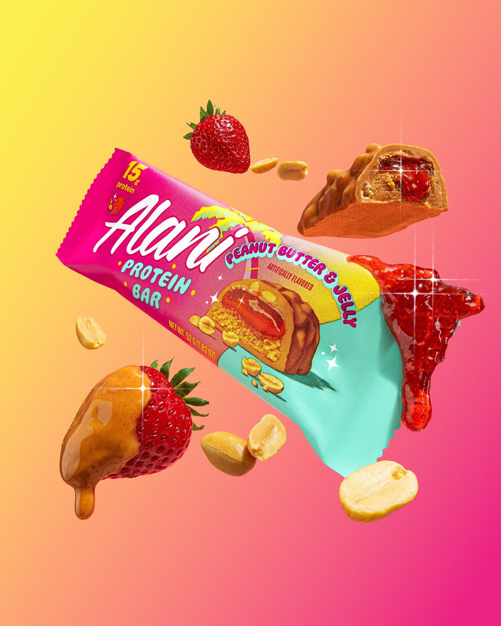 Alani Nu Protein Bar - Peanut Butter & Jelly N7 - image 5