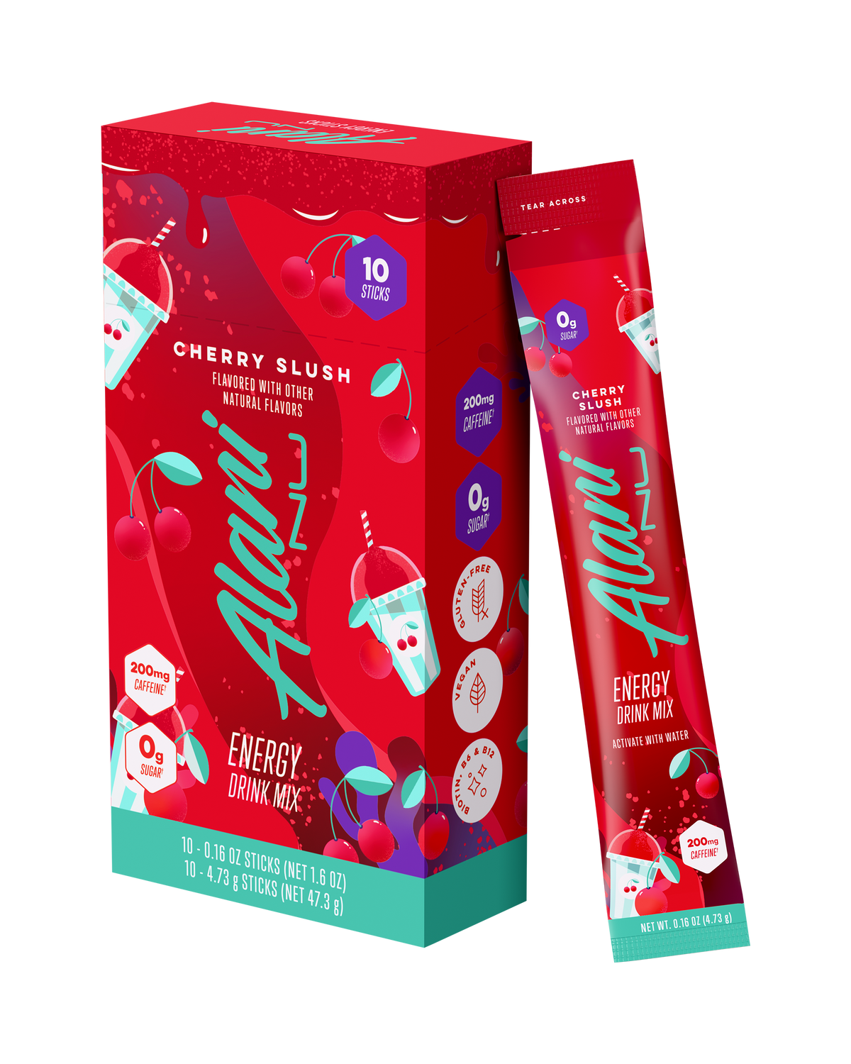 Alani Nu Energy Sticks - Cherry Slush F2 - image 2