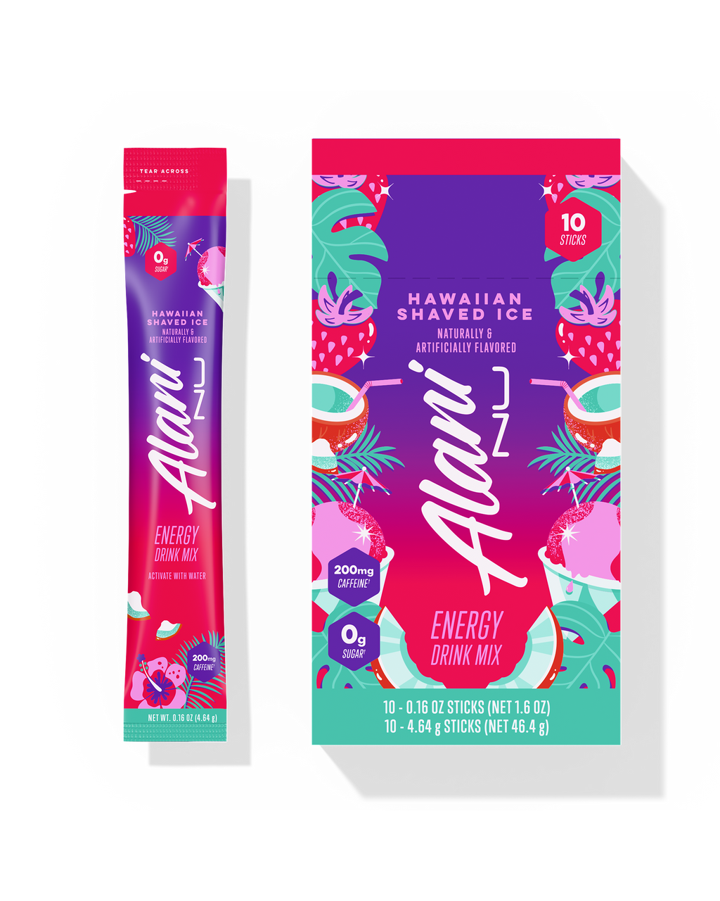 Alani Nu Energy Sticks - Hawaiian Shaved Ice Z9 - image 1