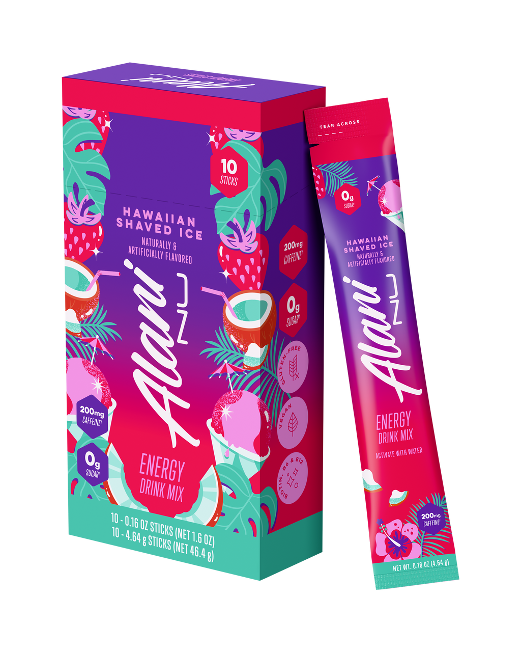 Alani Nu Energy Sticks - Hawaiian Shaved Ice Z9 - image 2