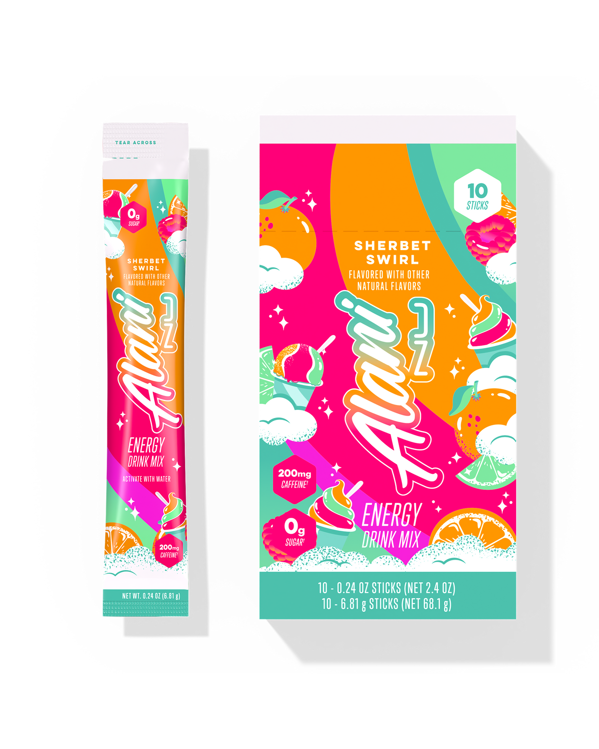 Alani Nu Energy Sticks - Sherbet Swirl R5 - image 1