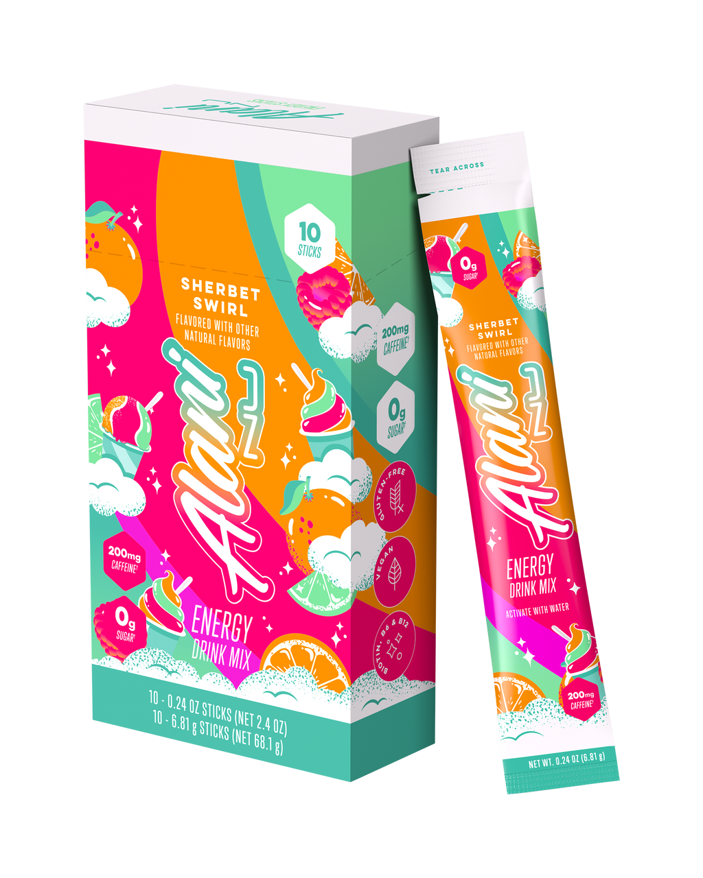 Alani Nu Energy Sticks - Sherbet Swirl R5 - image 2