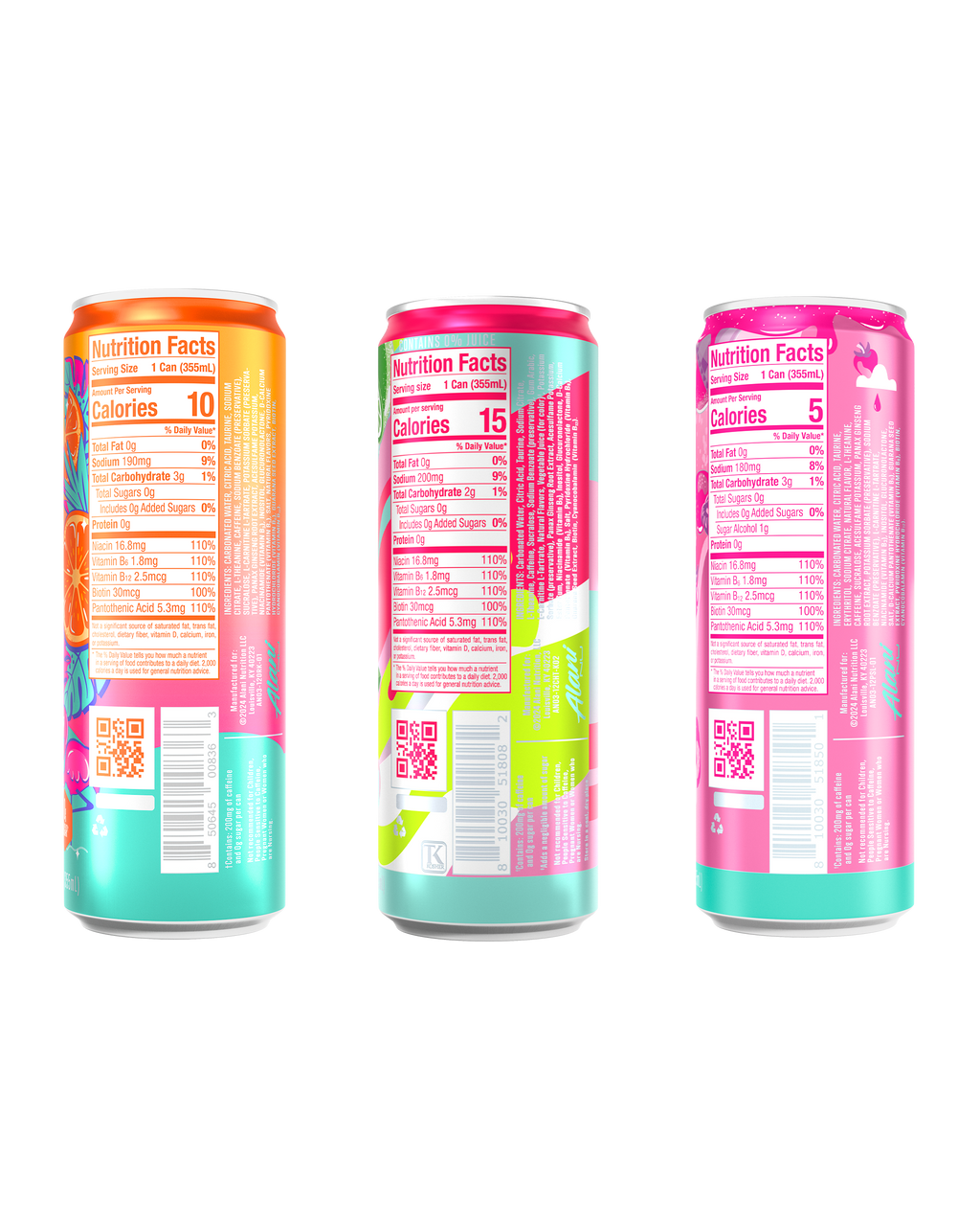 Alani Nu Energy Variety Pack - Sunshine Mix Z9 - image 3