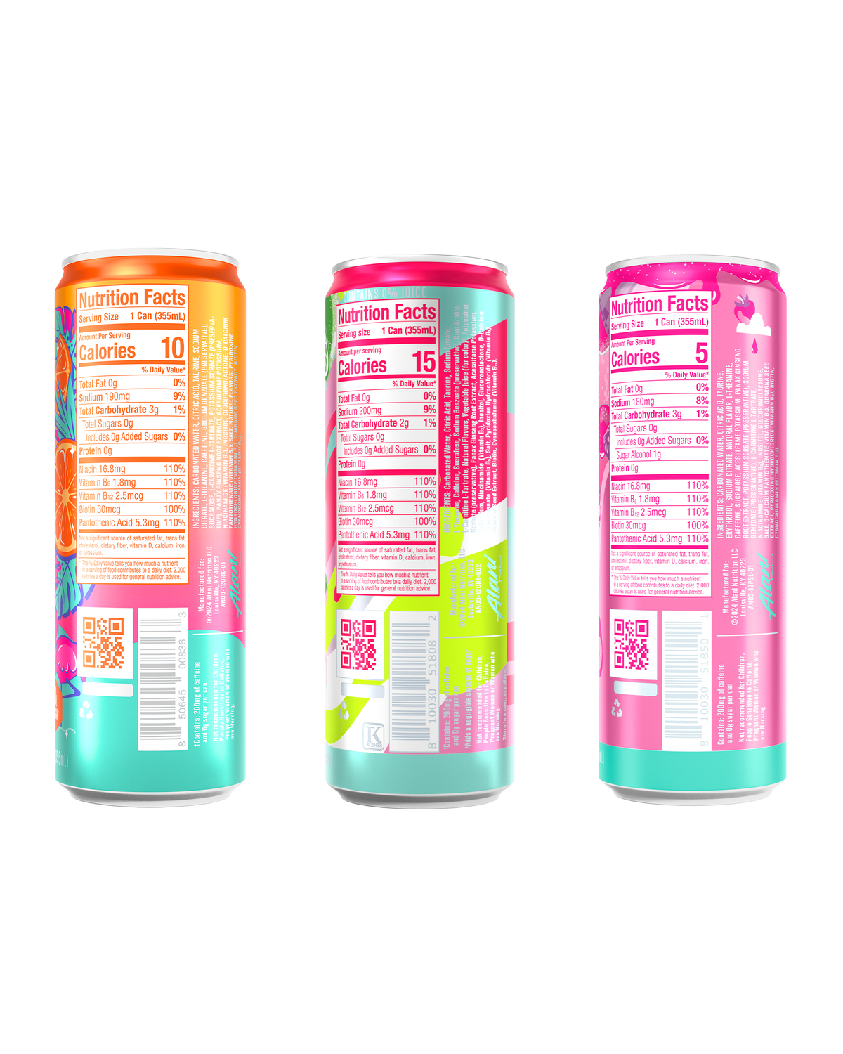 Alani Nu Energy Variety Pack - Sunshine Mix Z9 - image 3