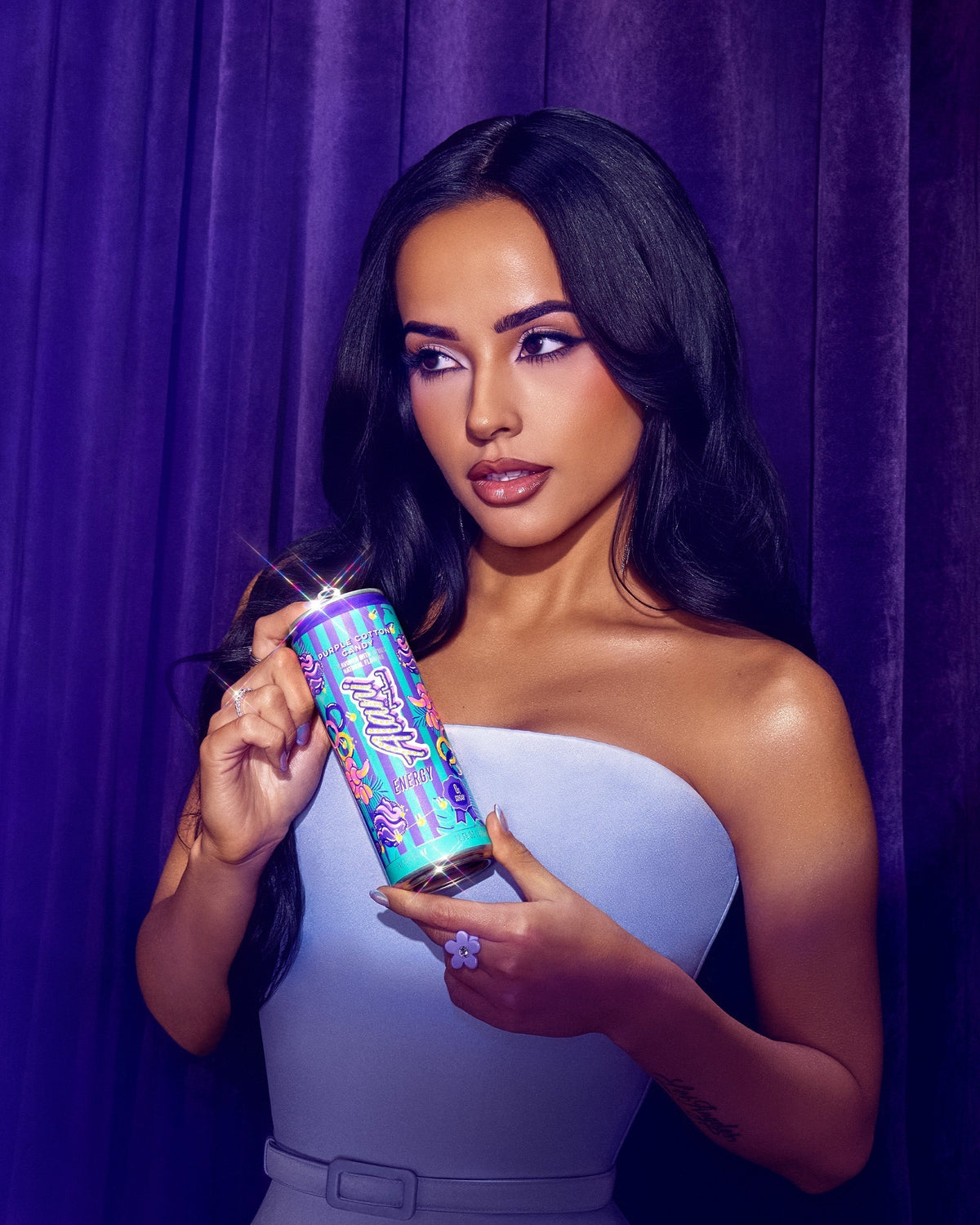 Alani Nu Energy Drink - Purple Cotton Candy G0 - image 4