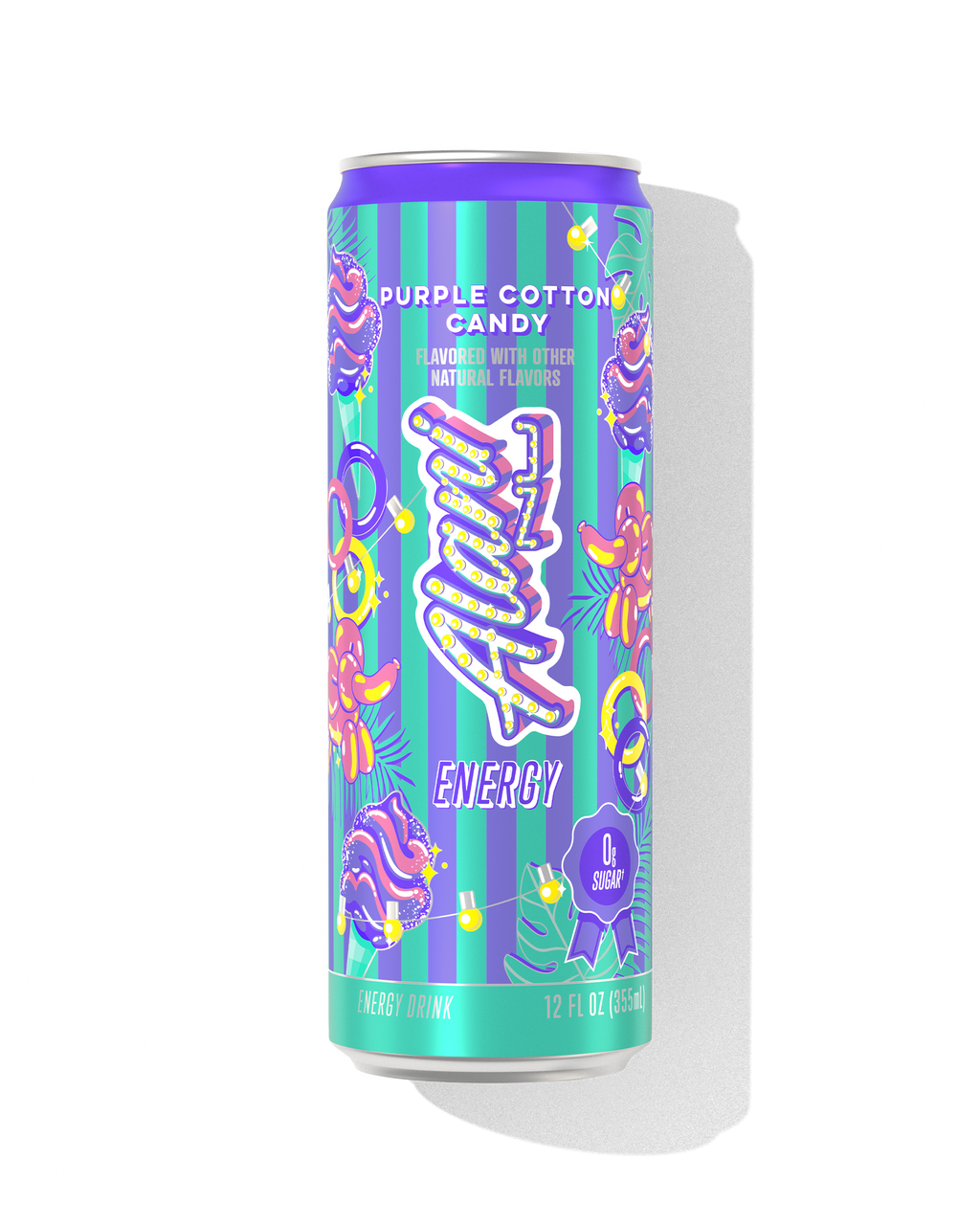 Alani Nu Energy Drink - Purple Cotton Candy G0 - image 1