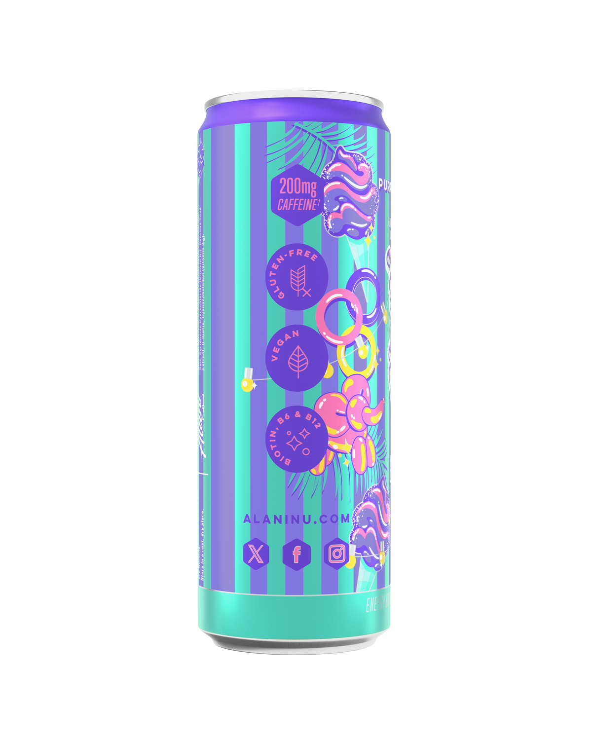 Alani Nu Energy Drink - Purple Cotton Candy G0 - image 2