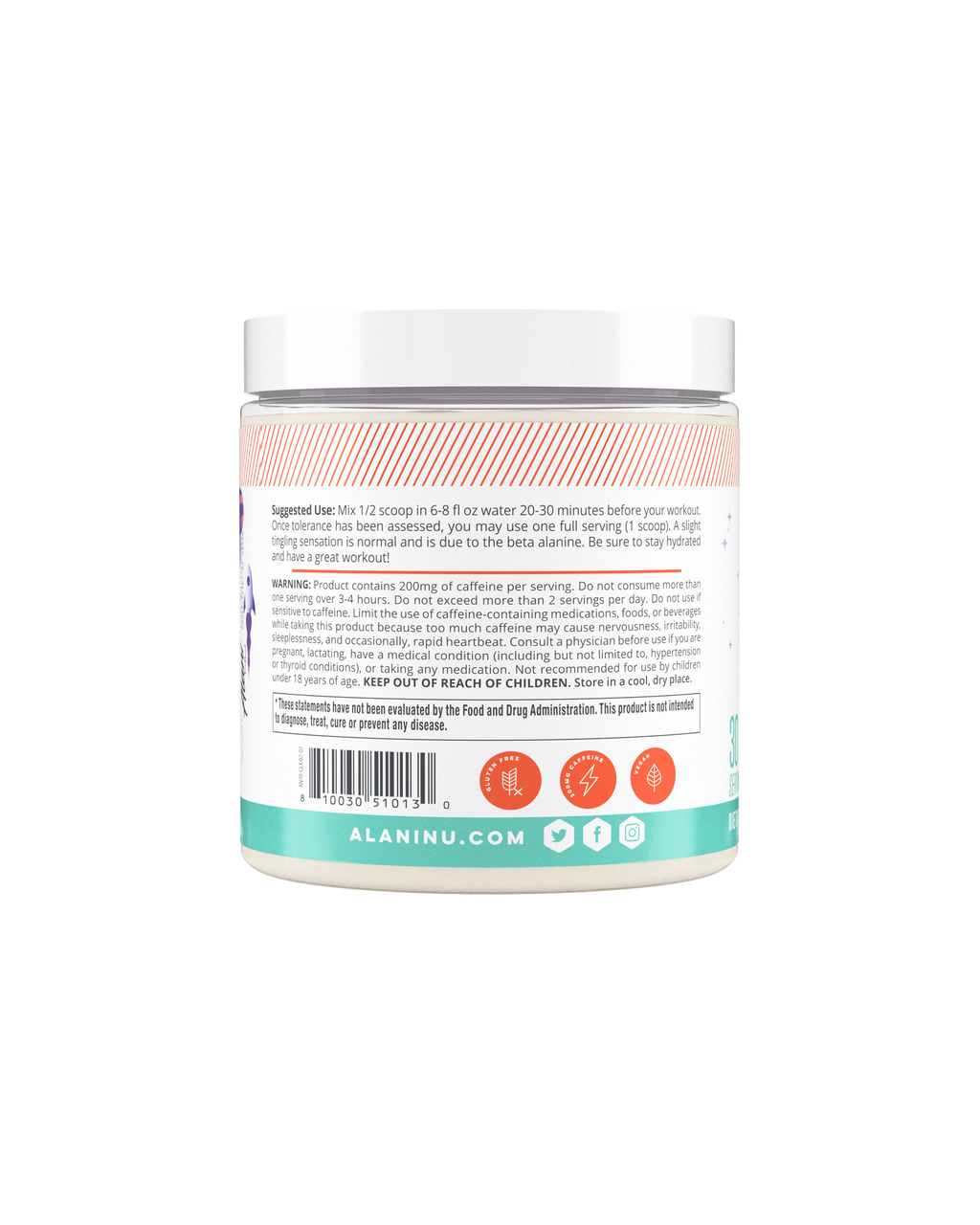 Alani Nu Pre-Workout - Galaxy Lemonade E4 - image 2
